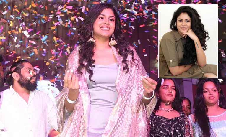 Actress Faria Abdullah Hungama At Hanamkonda