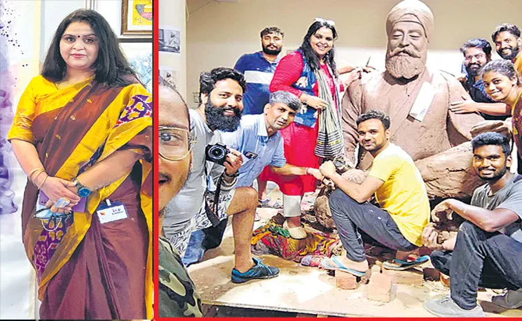 Sakshi special Story about Dr. Snehalata Prasad Paintings14