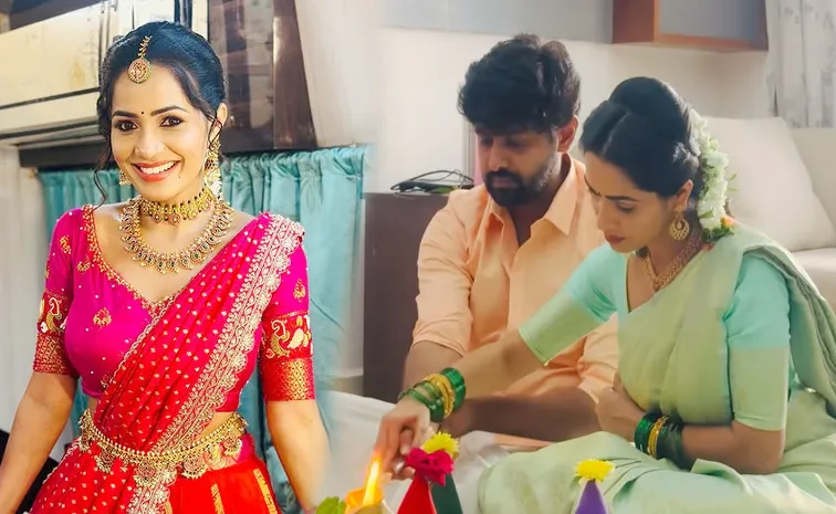 Bigg Boss Shobha Shetty Did Pooja With Yashwanth