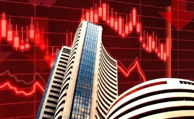 Stock Market Down in 2024 25 Financial Year Last Day