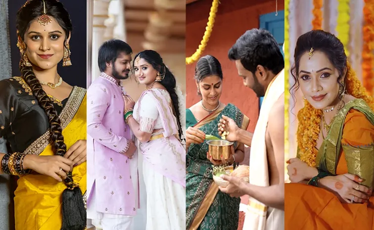 Ugadi 2025: Bigg Boss Beauties in Traditional Attire