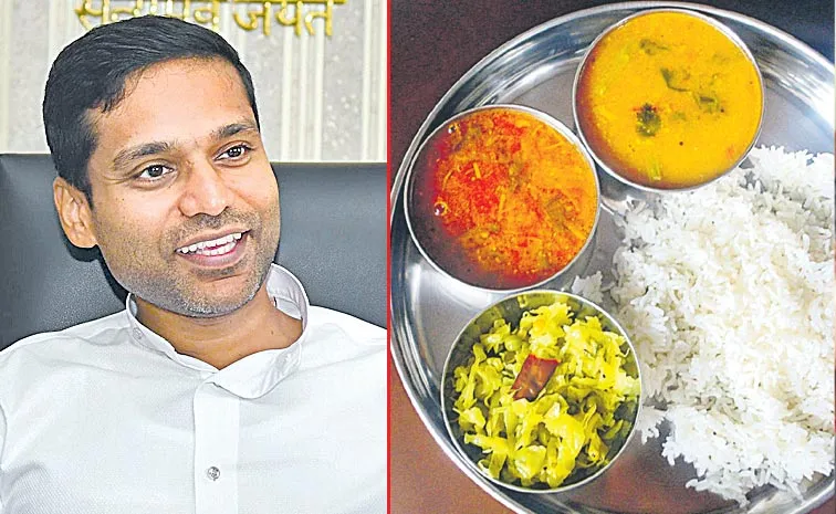 In Collectorate canteen Free meals for disabled: Khammam