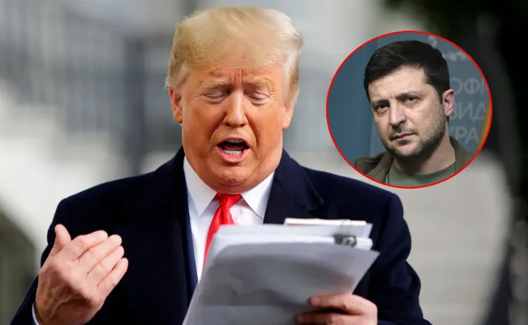 US President Trump reads letter from Zelensky during address to Congress