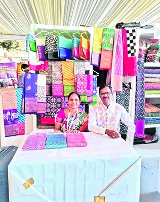 రాష్ట్రపతి భవన్లో చండూరు చేనేత వస్త్రాల ప్రదర్శన
