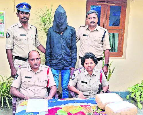 గంజాయి రవాణా గుట్టురట్టు