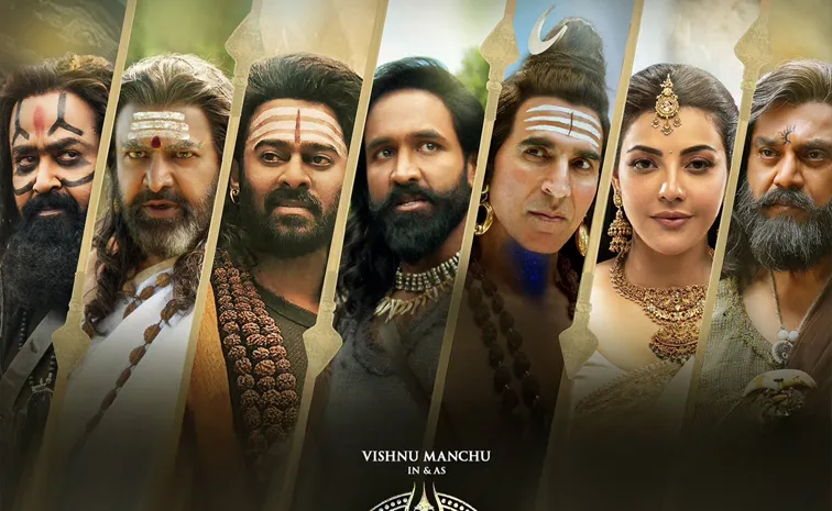manchu Vishnu Shares Kannappa Movie Making Video