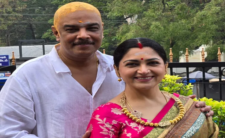 Actress Kushboo Sunder Special Post on Her Marriage Day