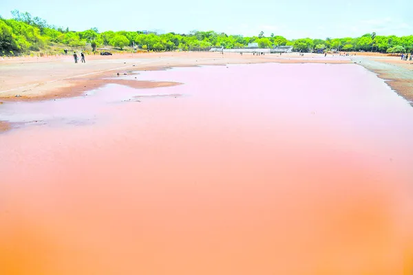 చెరువు కాదు.. ఏయూ మైదానం 