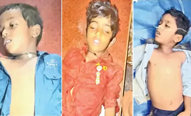 Three children Ends Life In annamayya