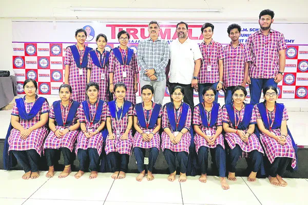 ఇంటర్‌ ఫలితాలలో తిరుమల ప్రభంజనం