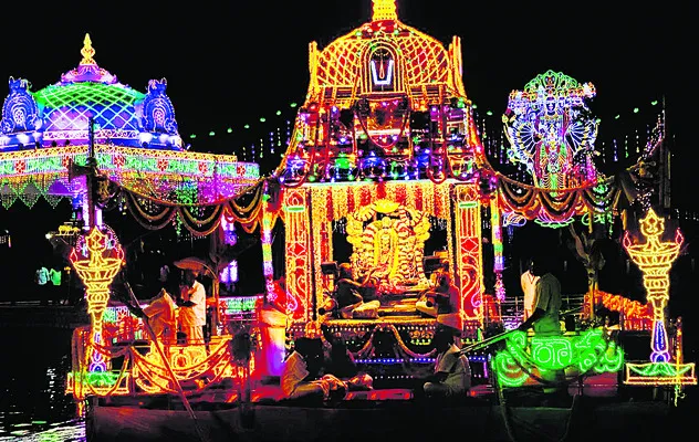 ముగిసిన శ్రీకోదండరాముని తెప్పోత్సవాలు 