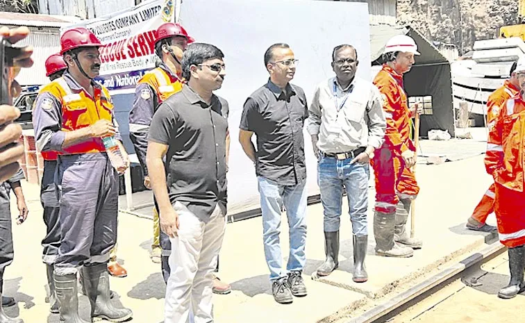 Efforts to recover workers missing in SLBC tunnel accident continue for 50 days