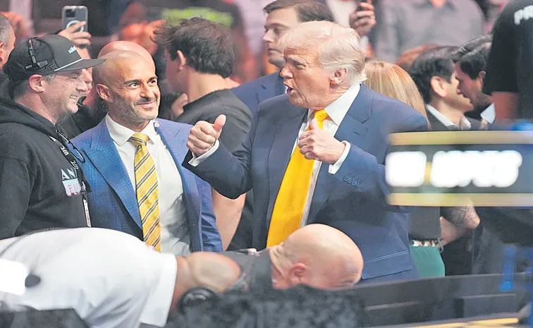 Donald Trump Dance Moves At UFC Event In Miami