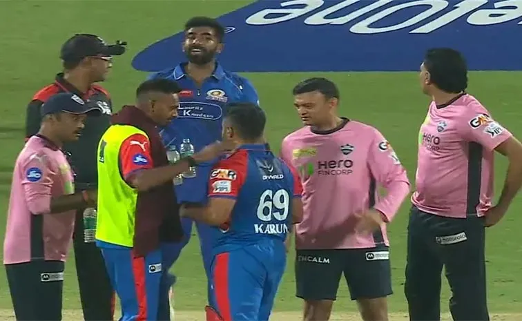 IPL 2025: Karun Nair, Jasprit Bumrah Involved In Heated Spat During DC VS MI Match, Video Viral