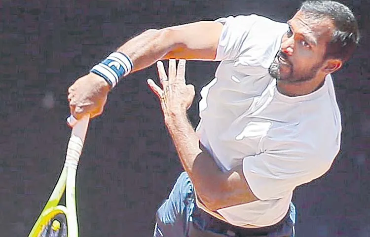 Balaji pair loses in semis