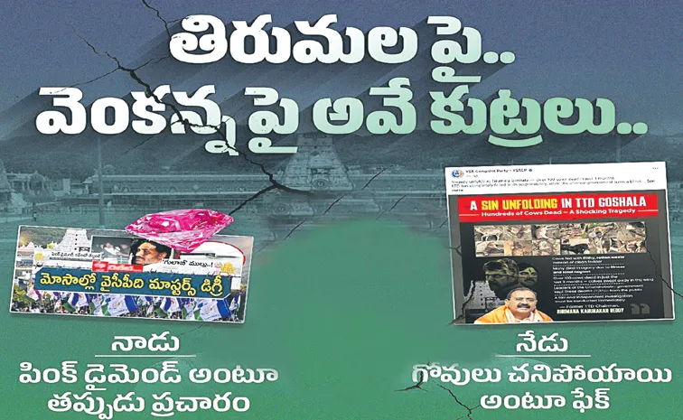 CM Chandrababu Govt Bullying Cows Death In TTD