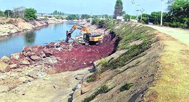 సాగర్‌ కాల్వ మరమ్మతులు ప్రారంభం