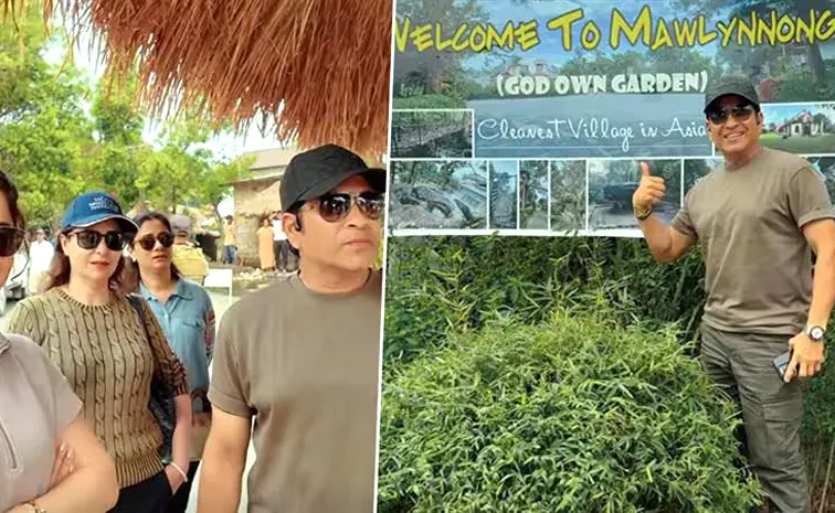 Sachin Tendulkar Documented Mawlynnong Meghalaya Visiting Experience