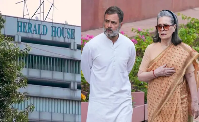 National Herald Case BJP Slams Gandhi Family Congress Counter