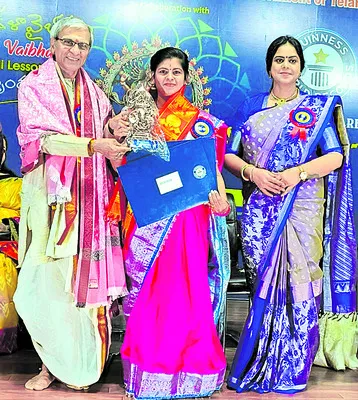 వేదాంక్షికి గిన్సిస్ వరల్డ్ రికార్డ్స్లో చోటు