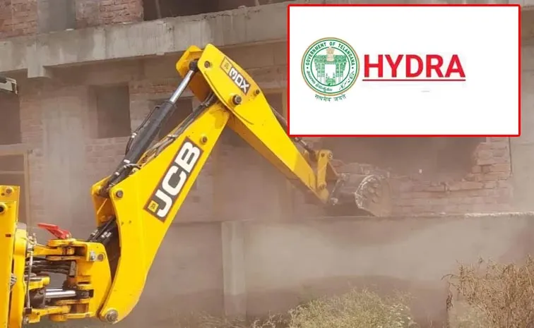 HYDRA Demolish Constructions At vanasthalipuram