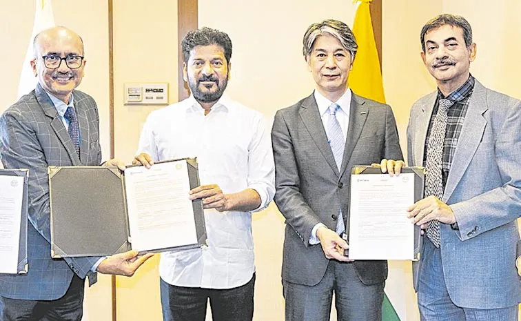 Telangana govt inks Rs 10500 crore MoU with Japanese IT firms during CM Revanth visit