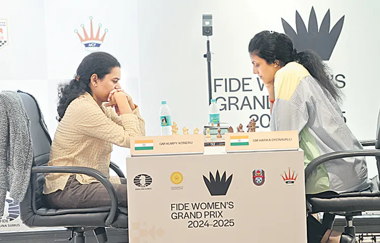 Humpi Harika Game Draw in Womens Grand Prix Series Chess Tournament