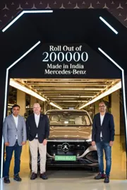 Mercedes Benz EQS is Brand 200000th Made in India Model1