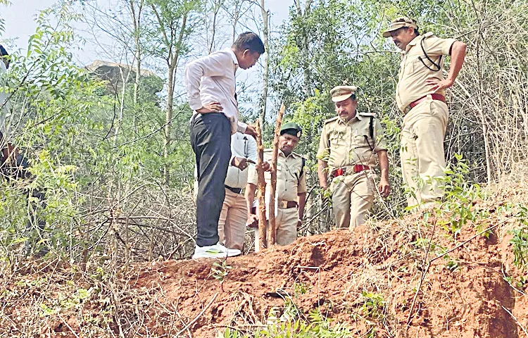 Forest officials inspect Ponnutipalyam