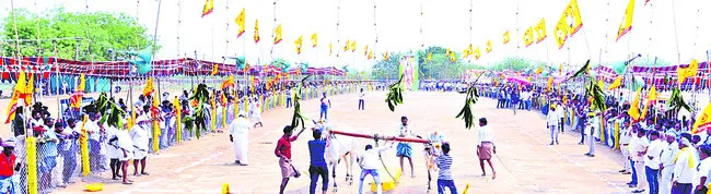 జాతీయ స్థాయి ఎడ్ల పోటీలు ప్రారంభం