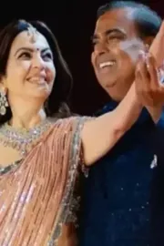 Mukesh AmMukesh Ambani BirthDay Bash Rangoli highlite Hosted By Nita Ambani10