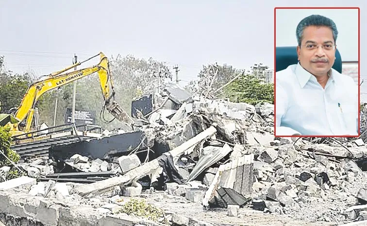 Telangana Hydraa Shock to AP TDP MLA Vasantha Krishna Prasad