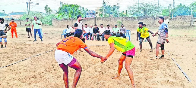 బీచ్‌ కబడ్డీ ఉమ్మడి ప్రకాశం జిల్లా పురుషుల జట్టు ఎంపిక