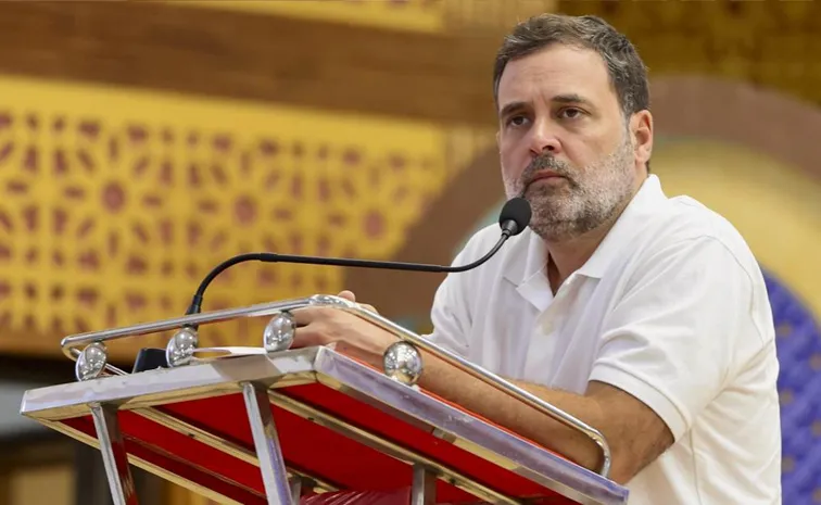 Congress Rahul Gandhi Sensational Allegations On EC At  Boston3