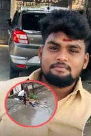 Chennai: Man Risks life to save boy from electric shock Video Viral Full Story5