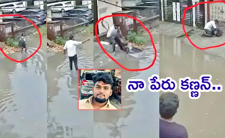 Chennai: Man Risks life to save boy from electric shock Video Viral Full Story