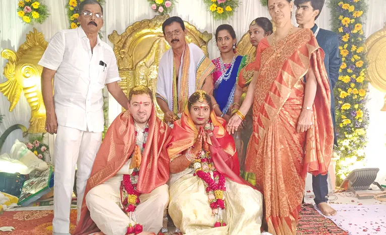 Andhra Girl Married Germany Boy in Guntur