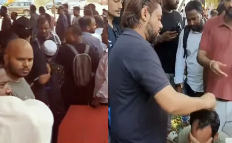 Victims Queue Up For Baldness Medicine In Uppal Hyderabad
