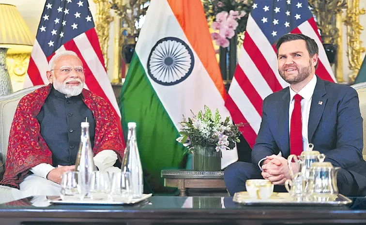 Sakshi Editorial On JD Vance India Visit
