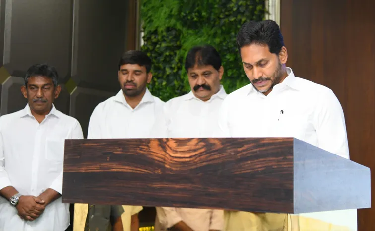 YS Jagan pays tribute to the Pahalgam Incident victims
