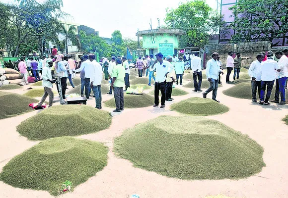 పెసలు.. ధర లేక దిగాలు 