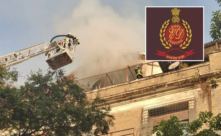 Massive Fire Accident At Ed Office Building In South Mumbai