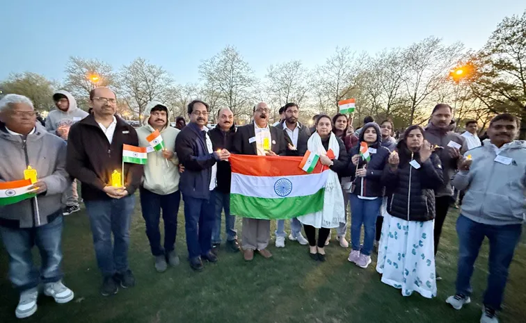 Pahalgam Tragedy NRI Peace Rally by Indo American community in New York