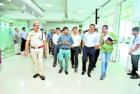 ప్రధాని పర్యటన ఏర్పాట్ల పరిశీలన