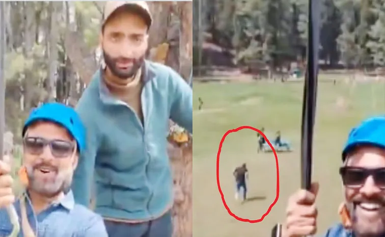 Pahalgam zip line operator chanting Allahu Akbar natural reaction