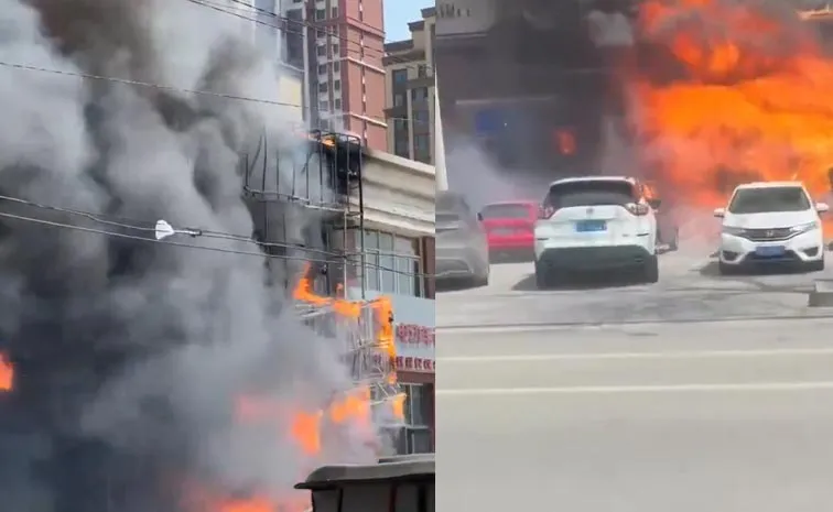 Restaurant Fire In Liaoyang Northern China