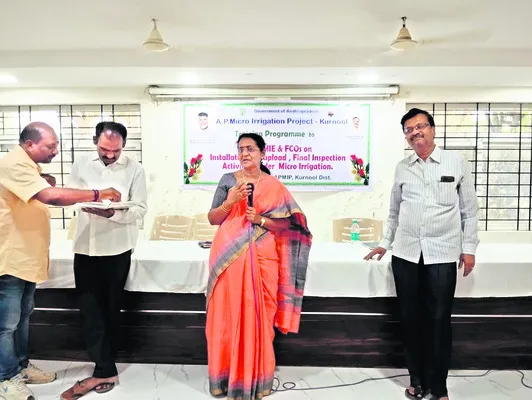 సూక్ష్మ సేద్యం పరికరాల్లో నాణ్యత ప్రధానం 