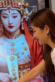 first talking goddess in Malaysian temple1