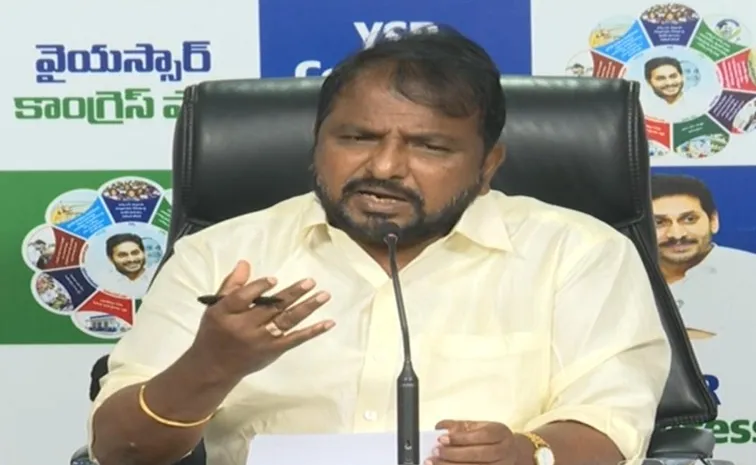 YSRCP Leader Sailajanath Slams Chandrababu Politics