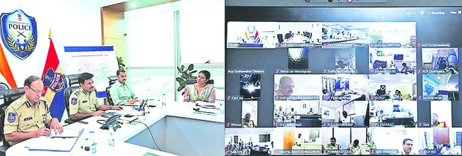 శోభాయాత్ర ఏర్పాట్లపై సమీక్ష 
